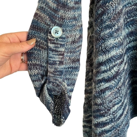 Soft Surroundings Zadie Sweater Topper, Frosted Aqua, Size S - Picture 4 of 7